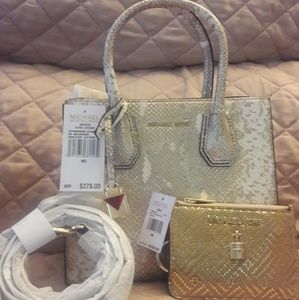 Michael Kors  set bag and coin card holder